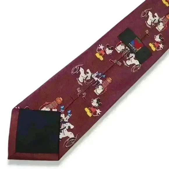 VINTAGE MICKEY & GOOFY TIE - Picture 3 of 4